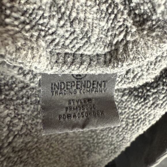 Coinbase Independent Trading Company Sweatshirt Men's Small Gray Fleece Lined - Picture 5 of 11